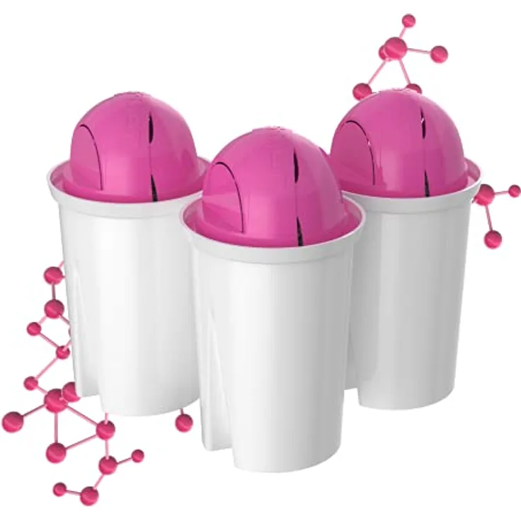 Wessper Wasserfilter Kartuschen, Magnesium Wasserfilter Für Wasserkanne, 3er Pack, Kompatibel Mit Brita Classic, Dafi Classic, Pearlco Classic, Bpa Frei