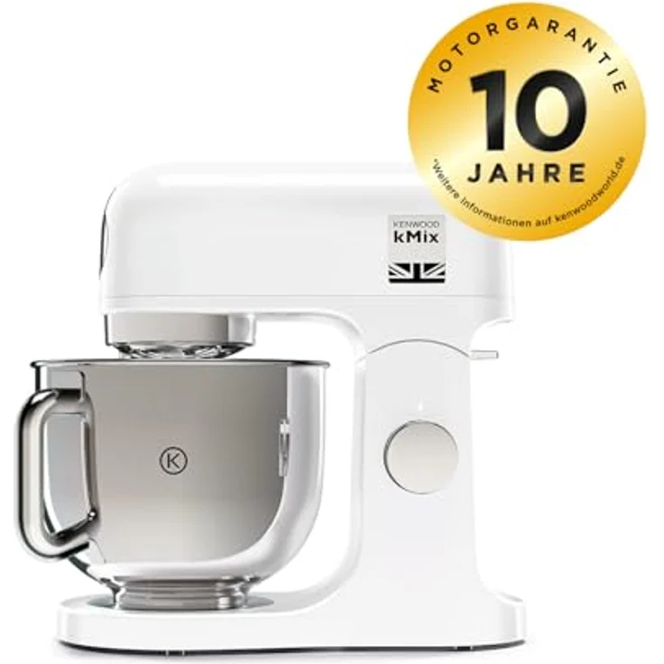 Kenwood KMX750AW Planetaria Knetmaschine, 1000 W, Stahl, Kunststoff, weiß – Bild 2