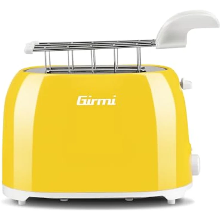 Girmi TP1005 Toaster, 1 Scheiben, Gelb, Kunststoff, Drehknöpfe, 750 W, 230 V – Bild 2