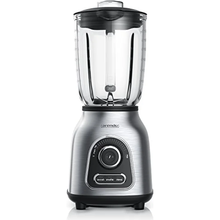 Arendo Standmixer Edelstahl 1400 W, 1,75 l Glasbehälter – Bild 3