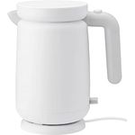 RIG-TIG Wasserkocher FOODIE - Schneller, energieeffizienter, elektrischer Kocher - Wasserkessel/Kaffeekanne/Teekanne - Mit Abschaltautomatik, herausnehmbarem Kalkfilter - 1500 W, 1 Liter, Weiß