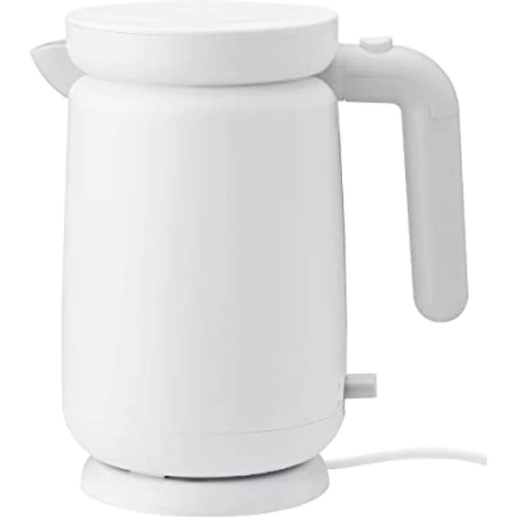 RIG-TIG Wasserkocher FOODIE - Schneller, energieeffizienter, elektrischer Kocher - Wasserkessel/Kaffeekanne/Teekanne - Mit Abschaltautomatik, herausnehmbarem Kalkfilter - 1500 W, 1 Liter, Weiß – Bild 1
