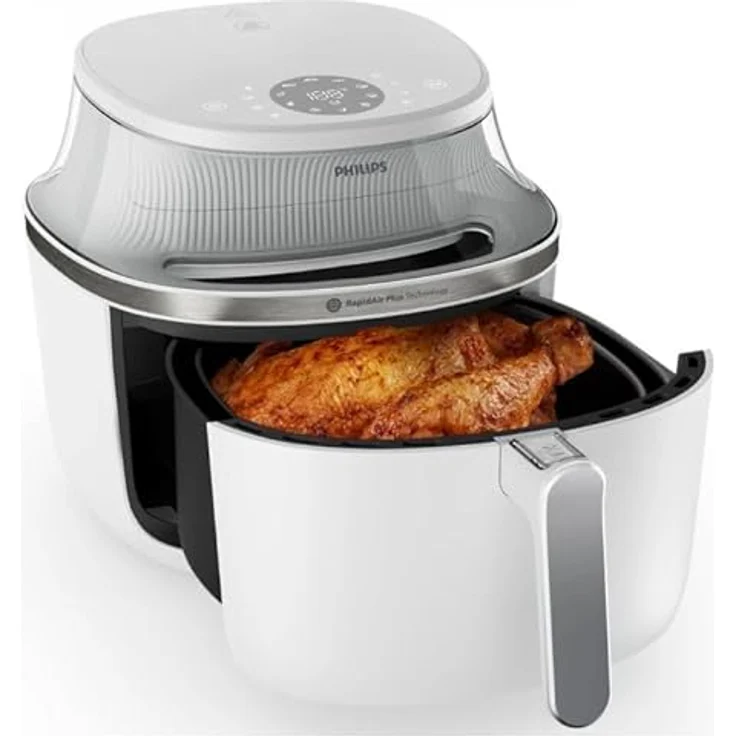Philips Air Fryer Series 3000 NA331/10, 6.2 l Heißluftfritteuse mit RapidAir Plus Technologie, 1700 W, Touchscreen und einfacher Reinigung, weiß – Bild 5