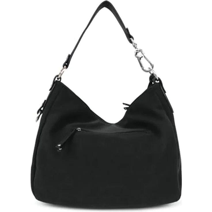 SURI FREY SFY Romy Beutel, Umhängetasche in Lasercut-Optik, Schwarz, mit abnehmbarem Umhängeriemen und Reißverschlussfächern – Bild 6