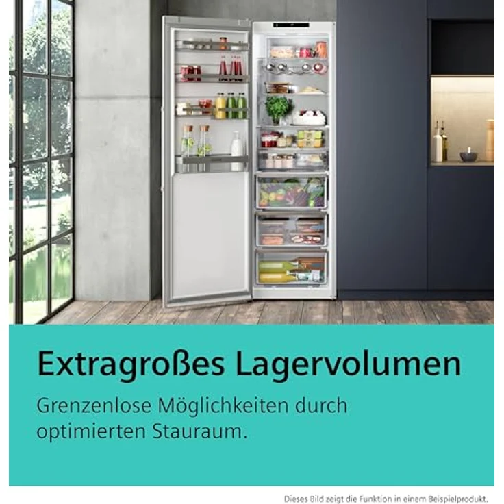Siemens iQ500 KS36NAXCG, Freistehender Kühlschrank, 186.2 x 59.5 cm, Gebürsteter schwarzer Stahl, AntiFingerprint – Bild 19