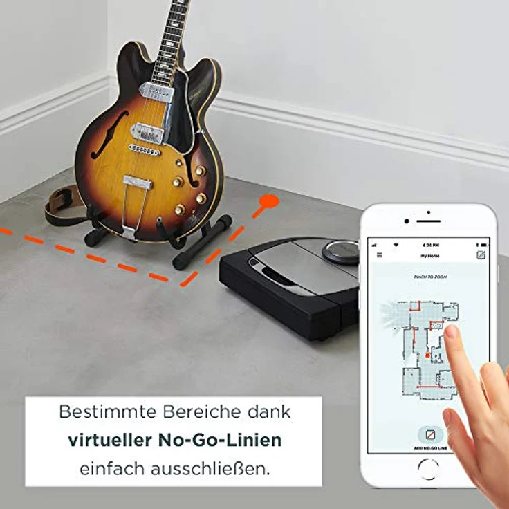 Neato Robotics D750 Saugroboter, Eckenreinigung mit exklusivem Haustierzubehör für Teppiche und Hartböden, App-Alexa kompatibel – Bild 4