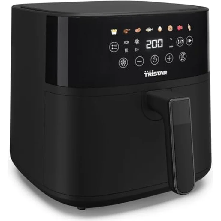 Tristar Heißluftfritteuse, 6-Liter, 1700 W mit LED-Touchscreen und 7 Voreinstellungen – Bild 2
