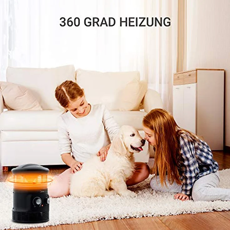 Midea NF18-17PA Heizlüfter, 1800 Watt, Raumgröße: 15 m², Heizlüfter – Bild 4