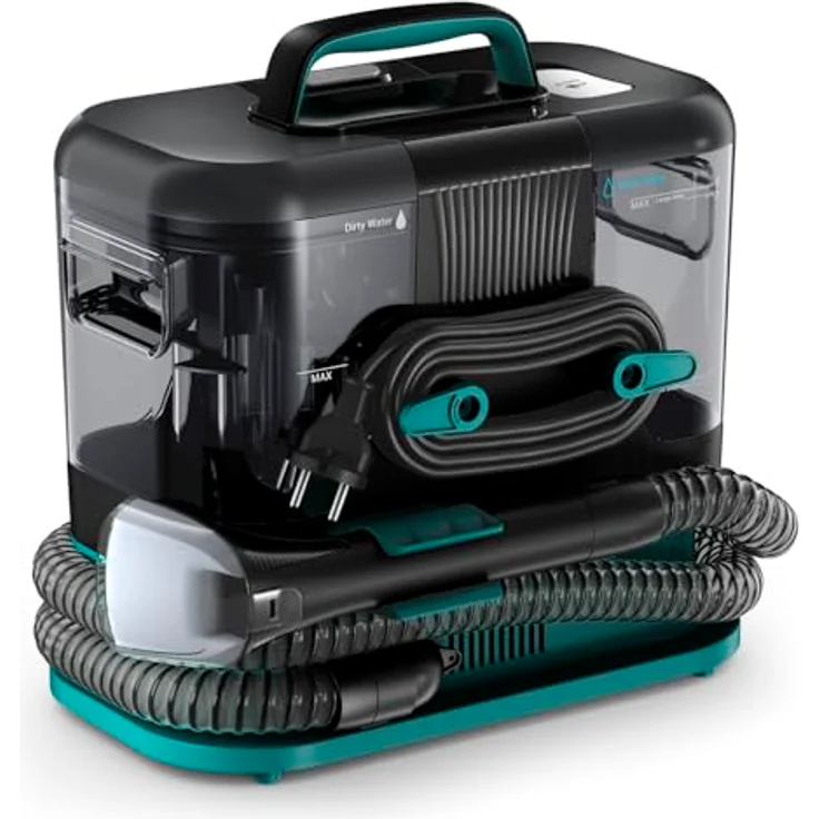 Rowenta Teppichreinigungsgerät IN5020F0 Clean, tragbarer Teppichreiniger mit austauschbaren Reinigungsköpfen – Bild 3