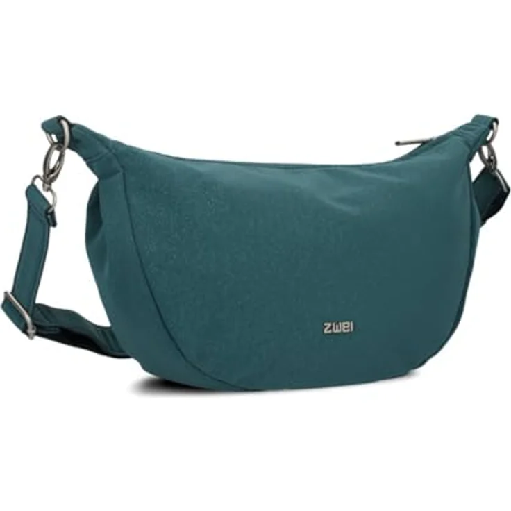 Zwei Mademoiselle.M Umhängetasche 34 cm, petrol, 100% Polyurethan, 34 cm x 11 cm x 18 cm – Bild 1