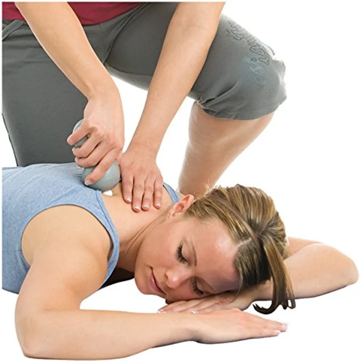 Togu Bodybone silber, Massagegerät für sanfte Dehnungen und Akupressur Massage, MADE IN GERMANY – Bild 5