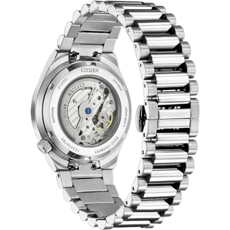 CITIZEN Herren-Uhren Analog Automatik One Size Blau, Silber 32027967 – Bild 3
