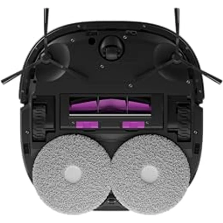 EUREKA J12ULTRA DE Saug&Wischroboter & All-in-One Station, Selbst/-waschend/trocknend/entleerend/reinigend, Heißlufttrockung,2-Mop RevoScrubTM, 5000Pa, 4,7Liter, LIDAR, Teppicherkennung, Kantenreinig – Bild 5