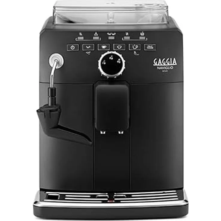 Gaggia RI8749/01 Naviglio Milk – Kaffeevollautomat, für Espresso und Cappuccino, Kaffeebohnen, 15 bar, 1850 W, schwarz, mit automatischem Cappucino CAPPINCUP, 100 % Made in Italy