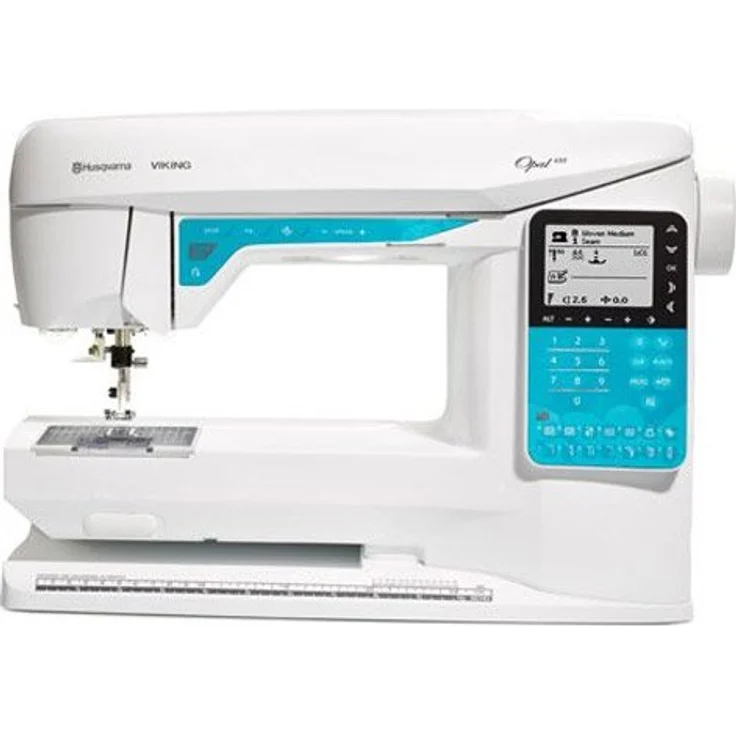 Husqvarna Viking Nähmaschine Husqvarna Viking Opal 650, mit 160 wunderschönen Stichen und Knopfloch-Sensorfuß, weiß – Bild 2