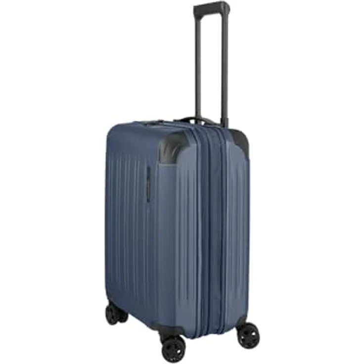 Travelite Dynamiic Kabinentrolley 55 cm, 4 Rollen mit Dehnfalte, grau, 100% ABS – Bild 9
