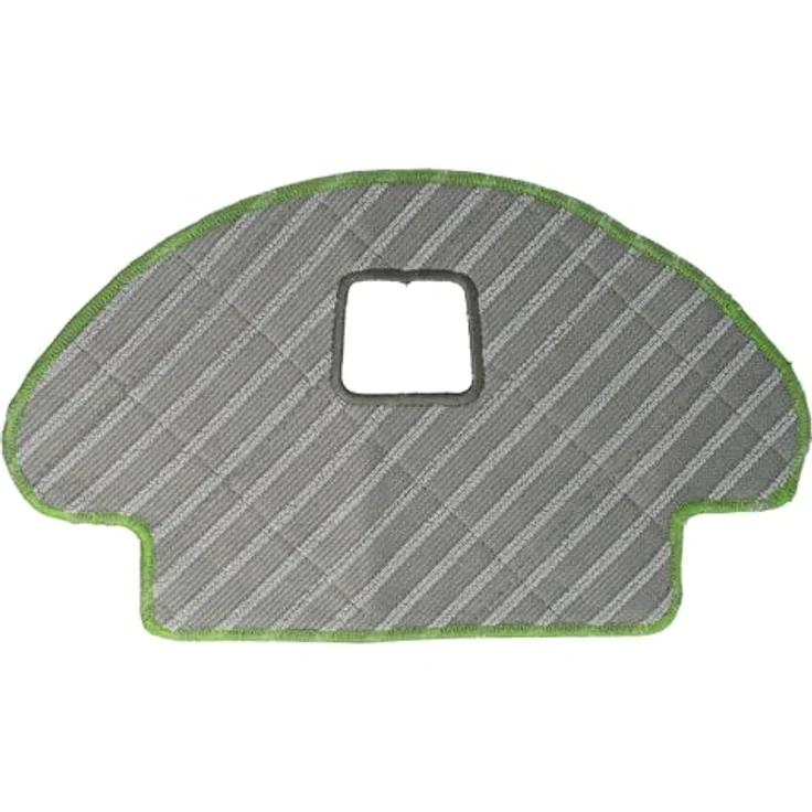 vhbw 9x Nasswischtuch Mikrofaser-Pad 18 x 14,5cm kompatibel mit iRobot Roomba i3, E6 - grau/grün – Bild 3