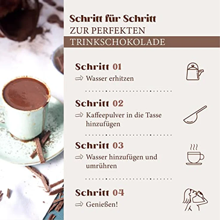 Hearts Trinkschokolade 1kg – Bild 5