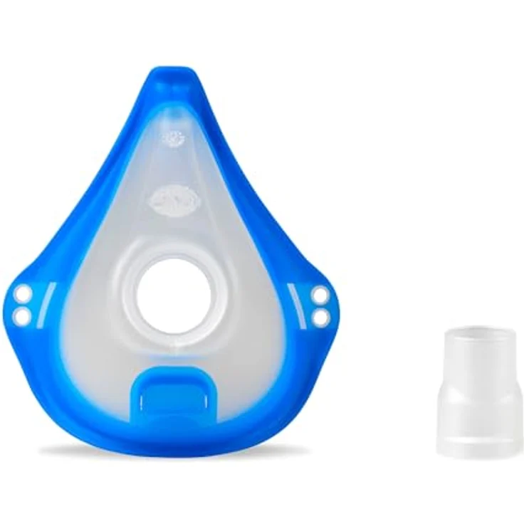 PARI VORTEX Erwachsenenmaske soft mit Maskenanschluss– Inhalierhilfe Zubehör zur Inhalation in Kombination mit Medikamentensprays – 1 Stk. – Bild 1