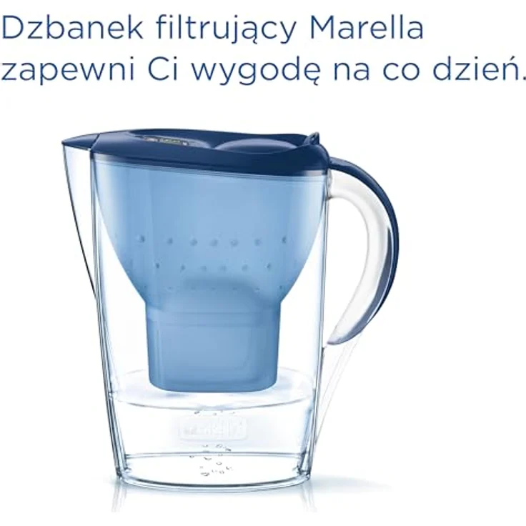 Brita Filterkanne Marella + 1 Maxtra Pro PP Blau Polypropylen 2,4 l 150 l – Bild 4