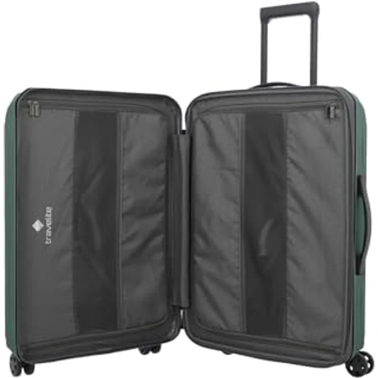 travelite Hartschalen-Trolley DYNAMIIC, Größe S bis XL, 4 Rollen, TSA Schloss, kratzfeste Oberfläche, Volumenerweiterung – Bild 5