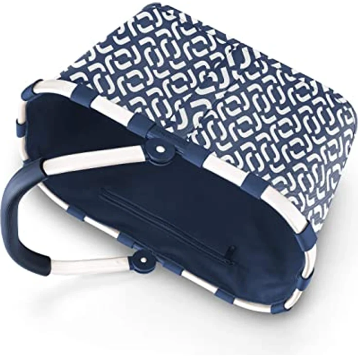reisenthel carrybag Einkaufskorb mit Henkel Einkaufstasche Shopping Tragetasche frame signature navy – Bild 3