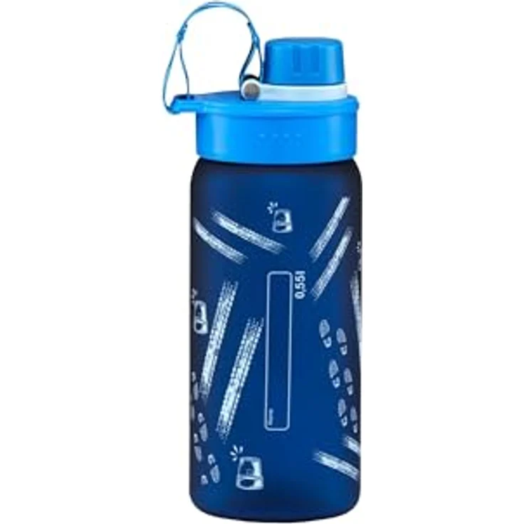 ergobag Trinkflasche, BPA-frei, 0,5 Liter, leicht zu öffnen und zu reinigen – Bild 1