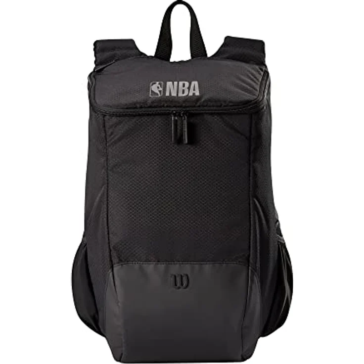 Wilson Basketball-Rucksack Authentic, schwarzer Rucksack für Größe 7 Basketball mit NBA-Logo – Bild 2