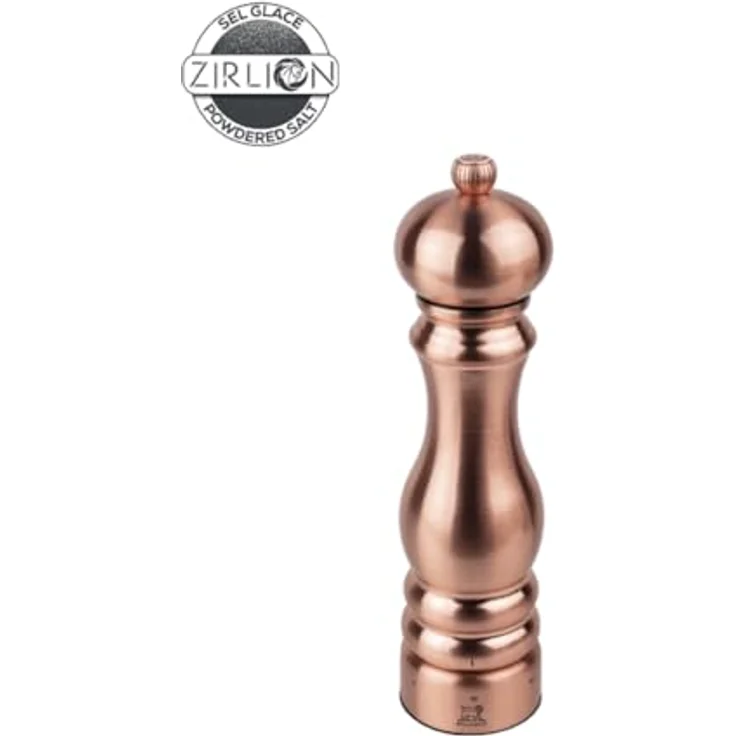 PEUGEOT Salzmühle PARIS CHEF 22cm Edelstahl Kupfer Zirkonia-Mahlwerk Gewürzmühle – Bild 4