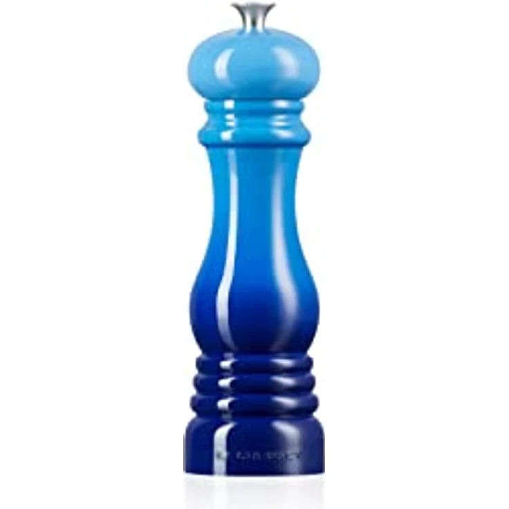 Le Creuset Pfeffermühle, ABS-Kunststoff, 6,2 x 6,2 x 20,8 cm, Keramik-Mahlwerk, Azure, 96001900220000 – Bild 3