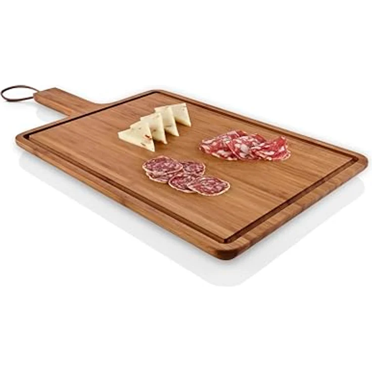 Eva Solo Schneidebrett Nordic Kitchen, elegantes Holzschneidebrett aus FSC-zertifiziertem Bambus, 26 cm x 51 cm, Braun – Bild 4