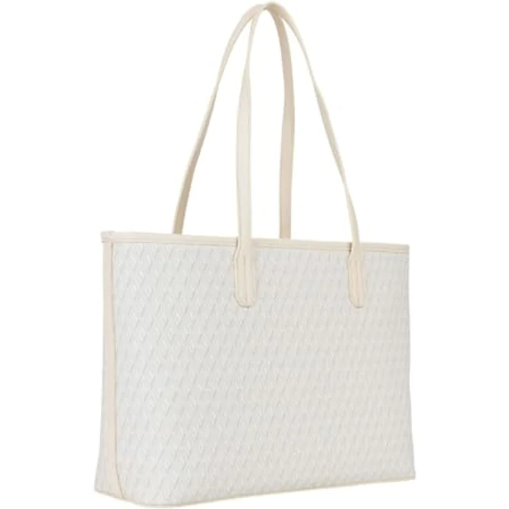 Valentino Queen Re Shopper Tasche 35 cm, beige, 100% Polyurethan, Einkaufstasche – Bild 3