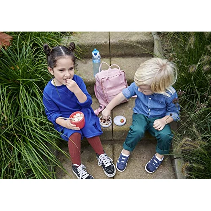 Mepal - Mini Lunchpot Ellipse - Praktischer Müslibecher, Joghurtbecher, To Go Becher - Geeignet für Tiefkühler, Mikrowelle & Spülmachine - 300 ml - Nordic Denim – Bild 3