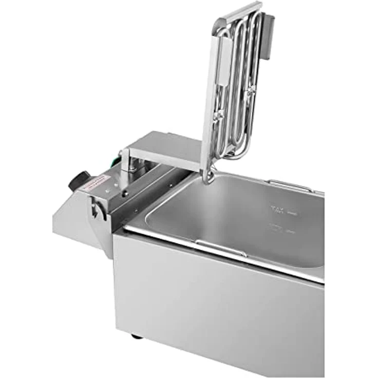 Royal Catering Elektro-Fritteuse Edelstahl RCTF 10EB (3.200 W, Kapazität: 10 l, Temperaturbereich: 50-200 °C, Kaltzone, mit Timer bis 60 Min.) – Bild 4