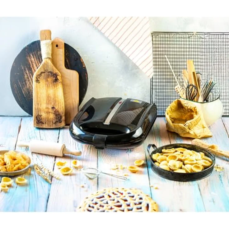 Adler Waffeleisen AD 3039B Nut Maker, 1400,00 W, Toaster für Nüsse Erdnüsse Haselnüsse, 24 Stück XL, schwarz – Bild 5