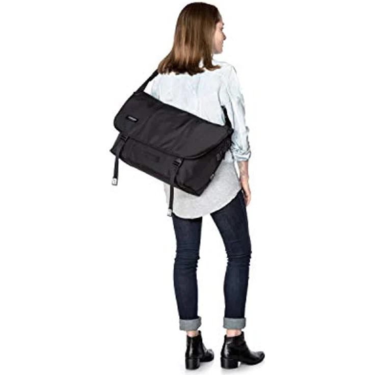 Timbuk2 Classic Handtasche, wasserabweisend, mit Laptopfach und Organizer, Schwarz – Bild 5