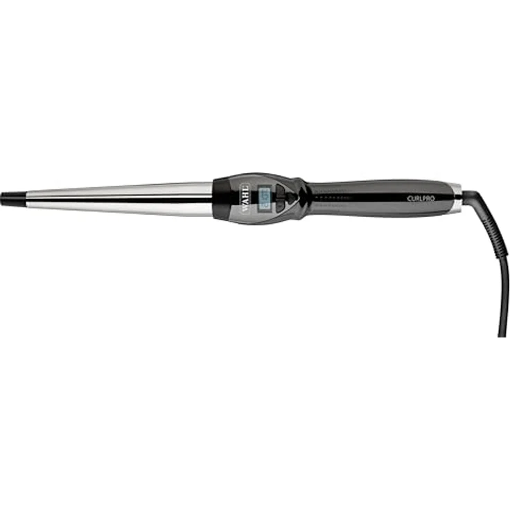 Wahl Curlpro 2 - Konischer Lockenstab mit Titanium-Beschichtung, natürliche Locken, LCD-Display