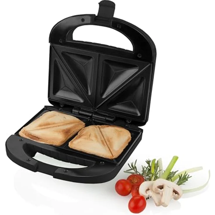 Hyundai Sandwichmaker HYUSM625B, 800 W, modernes Design und Antihaftbeschichtung – Bild 2