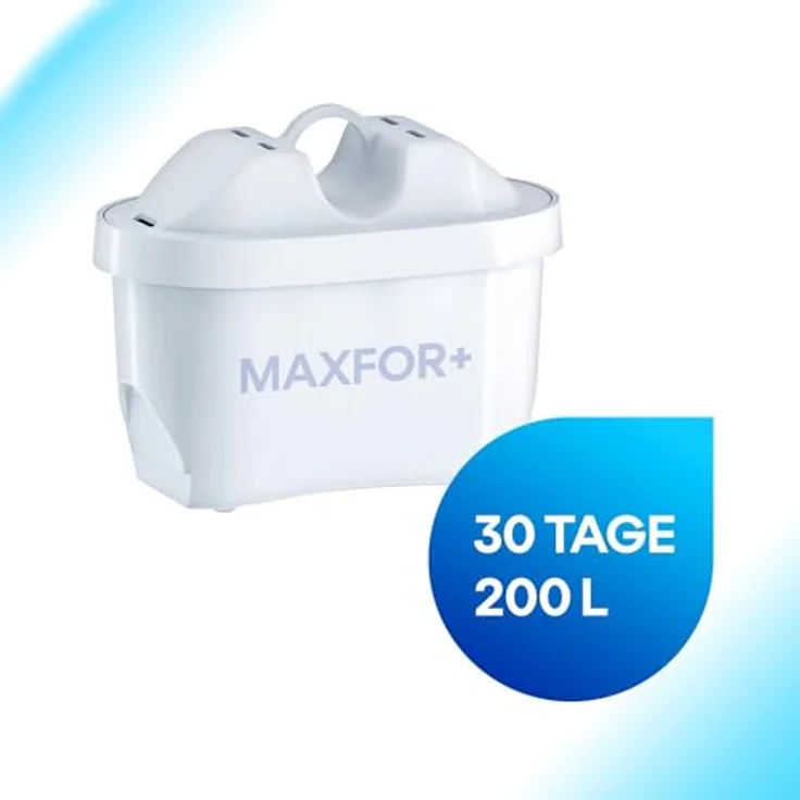 AQUAPHOR MAXFOR+ Pack 5+1 Wasserfilterkartusche-gegen Kalk, Chlor & weitere unerwünschte Stoffe, Mit patentiertem AQUALEN, Weiß, 200 l – Bild 3