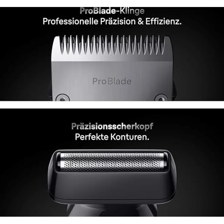 Braun All-in-One Series 7, 11-in-1 Groomingset, ProBlade, AutoSense, 120 Min Akku, AIO7540, Blau – Bild 4