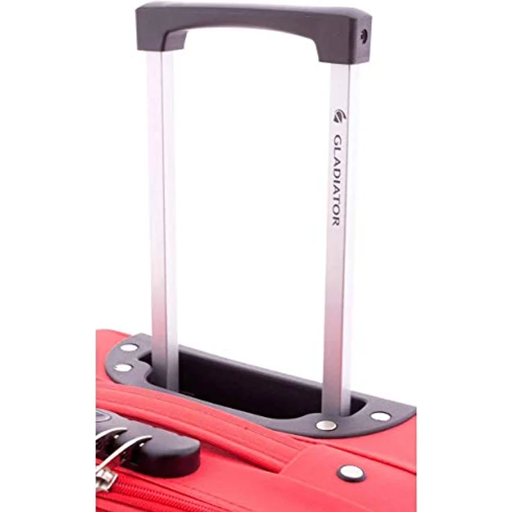 Wüsthof 2100 2 Rollen Trolley, 72 cm mit Dehnfalte, Rot, (80 l) – Bild 2