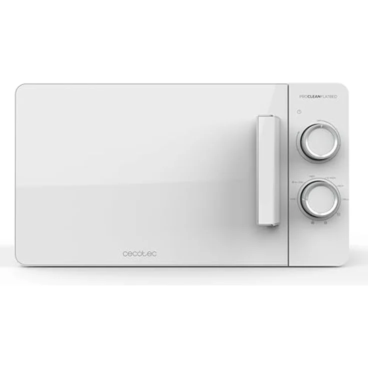 Cecotec Mikrowelle mit Grill Proclean 3120 Flatbed, 20 l, 700 W, 800 W Grill, FullWhite-Tür, 3DWave-Technologie – Bild 1