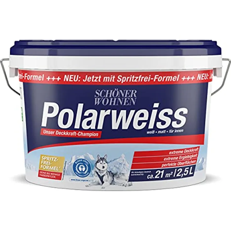 Schöner Wohnen 2,5 Liter Polarweiss matt
