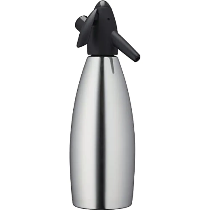 Kayser Siphon Selltz Wassersiphon, Edelstahl, Einfache Handhabung, 9 cm