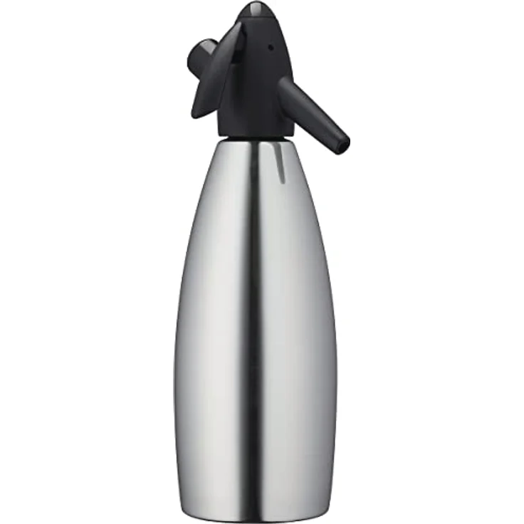 Kayser Siphon Selltz Wassersiphon, Edelstahl, Einfache Handhabung, 9 cm – Bild 1