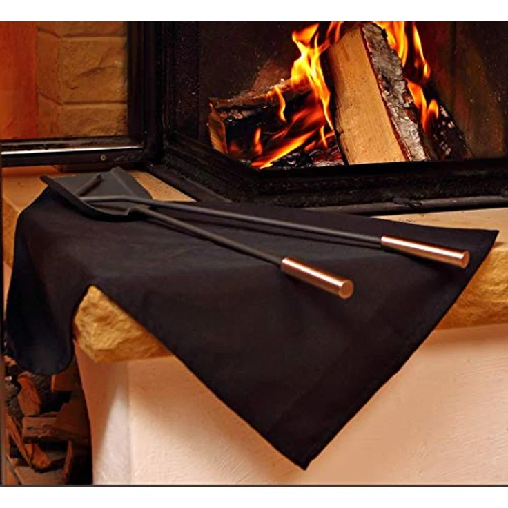 Firemat Firemat Black Edition, feuerfeste Unterlage 70x100cm, bis 300°C hitzebeständig, DIN EN ISO 11925-2 zertifiziert – Bild 5