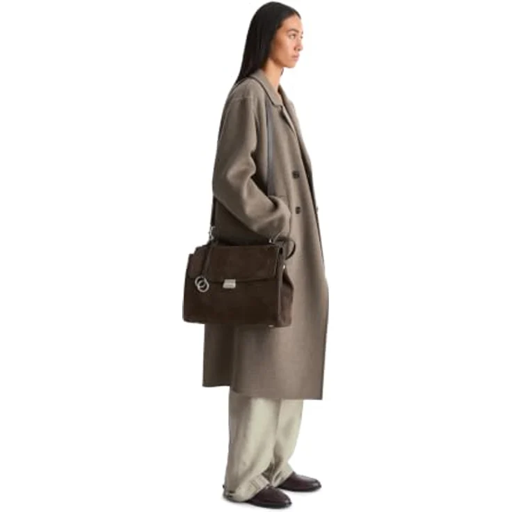 Marc O'Polo Schultertasche Leder 45 cm, braun, 100% Leder, 45 cm x 12 cm x 36 cm – Bild 2