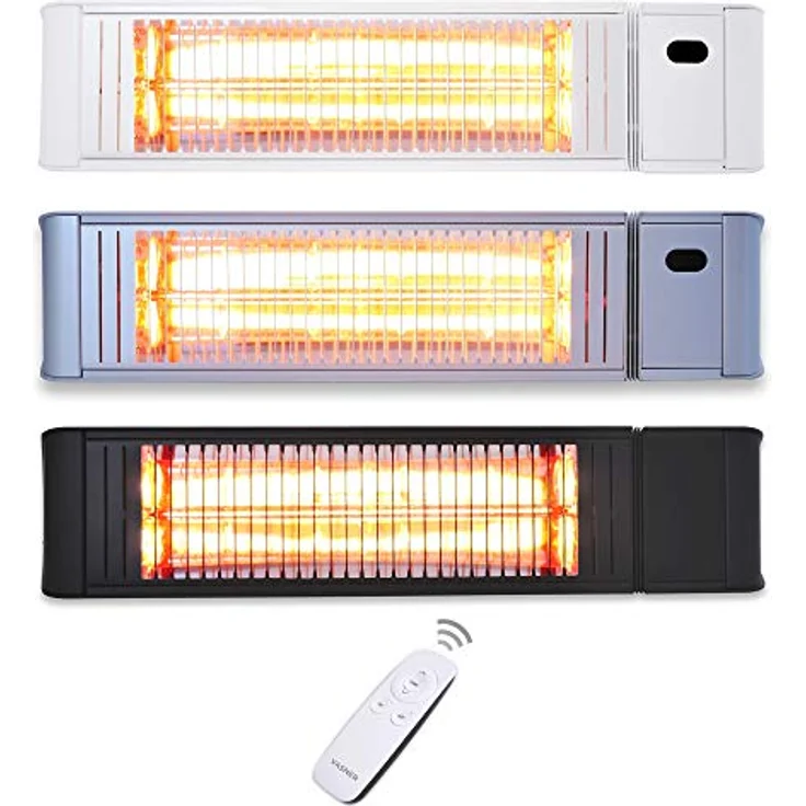 Vasner Teras X20 Infrarot-Heizstrahler silber, Heizstrahler – Bild 8