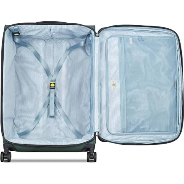 DELSEY Paris Turenne Soft, erweiterbarer Koffer 76 cm x 50 cm x 33 cm, XL, grün, wasserabweisend, 10 Jahre Garantie – Bild 4