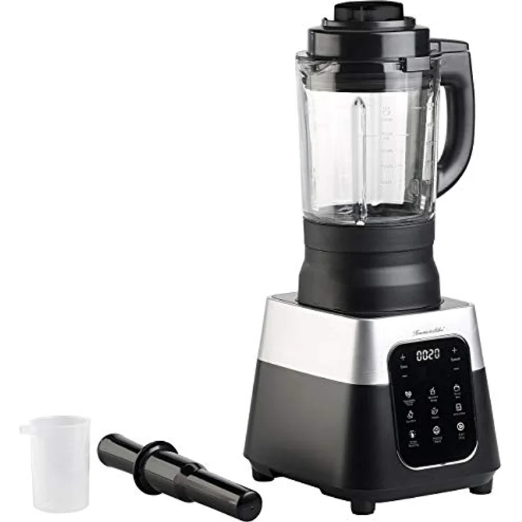 Rosenstein & Söhne Standmixer, 1500W, 6 Programme, 8 Geschwindigkeiten, 1,75L, schwarz – Bild 4